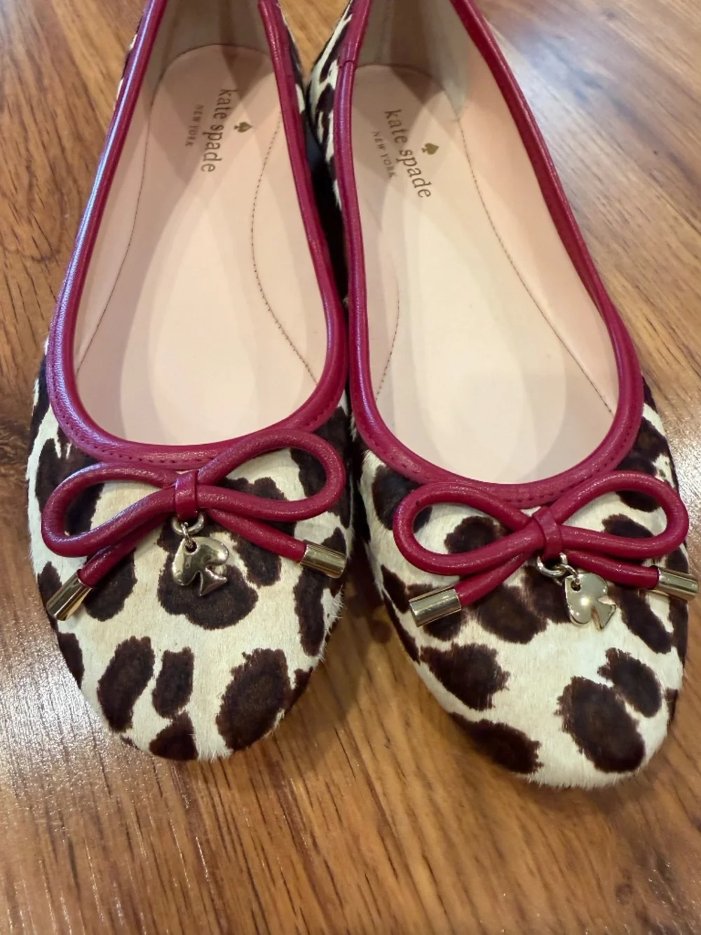 Kate Spade Dalmatian print ballet flats - size 7